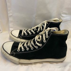 Hightop all star black converse men’s 13